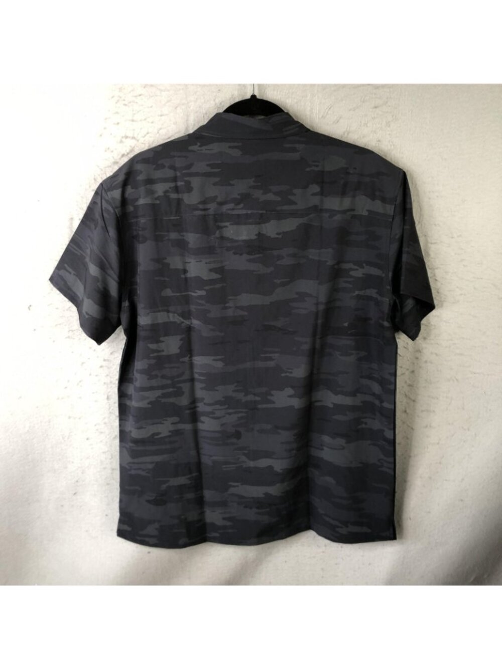 Warrior Mulitblack Shirt Mens Large Camo Button Front Tactical Performance - Picture 2 of 15